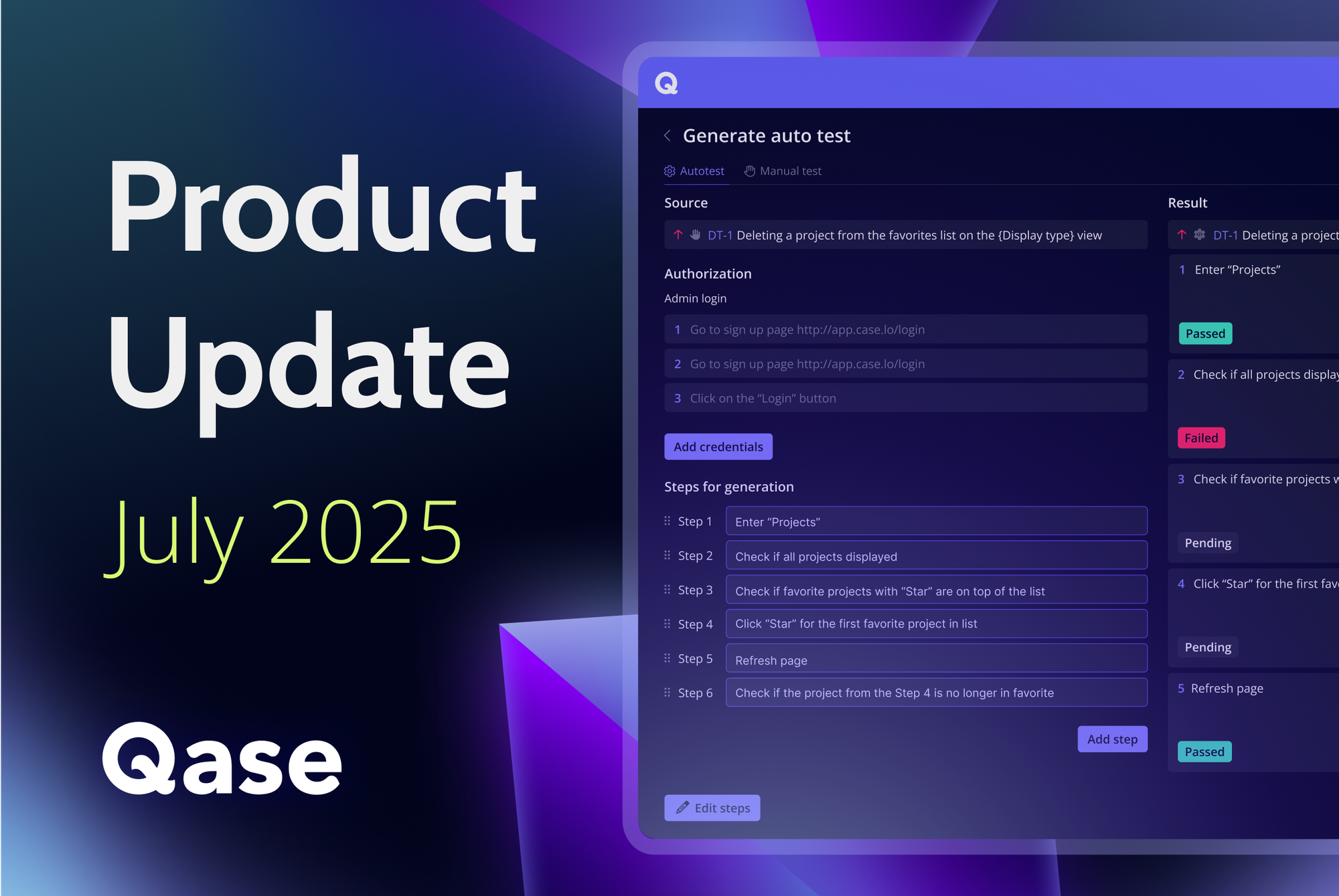 What's New in Qase: July 2025