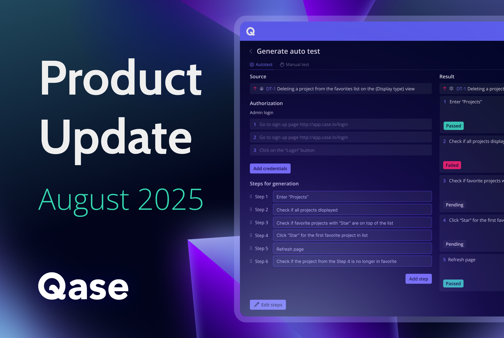 What's New in Qase: August 2025
