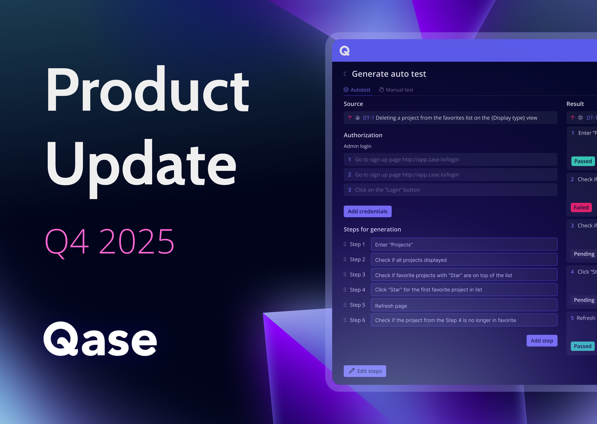 Q4 2025: Qase Product Updates